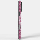 Coques Case-Mate iPhone Conception de motif mandala rose poussiéreux (Verso / Droite)