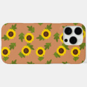 Coques Case-Mate iPhone Conception de motif tournesol – Jolie esthétique f (Verso (horizontal))