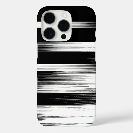 Coques Case-Mate iPhone Conception de motifs élégants en noir et blanc (Verso)