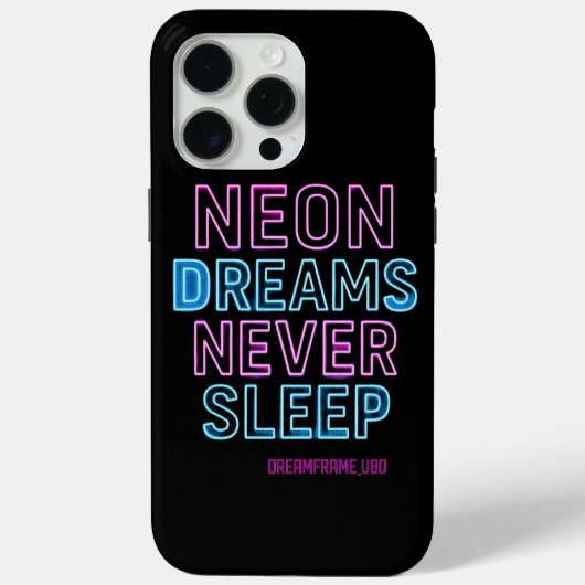 Coques Case-Mate iPhone Conception de motivation cyberpunk néon (Verso)