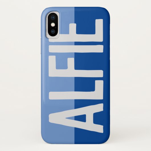 Coques Case-Mate iPhone Conception de nom en gras - Alfie (Dos)