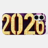 Coques Case-Mate iPhone Conception de numéro 3D pour la nouvelle année 202 (Verso (horizontal))