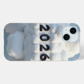 Coques Case-Mate iPhone Conception de numéro 3D pour la nouvelle année 202 (Verso (horizontal))