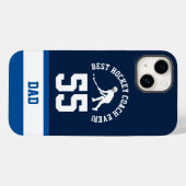 Coques Case-Mate iPhone Conception de numéro de maillot d'entraîneur de ho (Verso (horizontal))