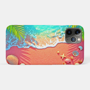 Case-Mate iPhone Case Conception de paradis de plage de sable rose