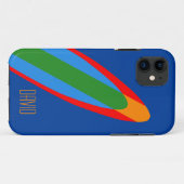 Coques Case-Mate iPhone Conception de planche de surf bleue thème iPhone S (Dos (Horizontal))