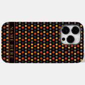 Coques Case-Mate iPhone Conception de points Polka Couleur Jaune Jaune Per (Verso (horizontal))