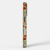 Coques Case-Mate iPhone Conception de pommiers bruns avec des pommes orang (Verso / Droite)