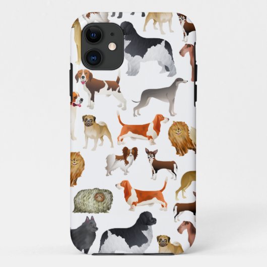 Coques Case-Mate iPhone Conception de pure race mignonne de papier peint (Dos)