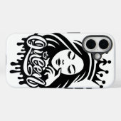 Coques Case-Mate iPhone Conception de Reine – Couronne Royale Élégante (Verso (horizontal))