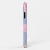 Coques Case-Mate iPhone Conception de rose antique romantique (Dos/Droite)