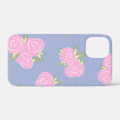 Coques Case-Mate iPhone Conception de rose antique romantique (Verso (horizontal))