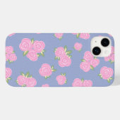 Coques Case-Mate iPhone Conception de rose antique romantique (Verso (horizontal))