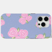 Coques Case-Mate iPhone Conception de rose antique romantique (Verso (horizontal))