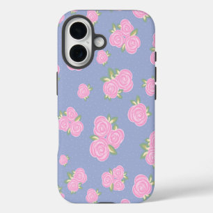 Coques iPhone 16 Conception de rose antique romantique
