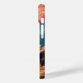 Coques Case-Mate iPhone Conception de scène forestière avec cerfs automnal (Verso / Gauche)