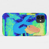 Coques Case-Mate iPhone conception de sirène à queue bleue (Dos (Horizontal))