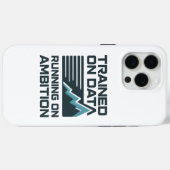 Coques Case-Mate iPhone Conception de Slogan AI - Formation sur les donnée (Verso (horizontal))