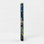 Coques Case-Mate iPhone Conception de stade Skyline Football Art de Boston (Dos/Droite)