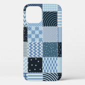 Coques Case-Mate iPhone Conception de surfaces composées. Motif de patchwo (Verso)