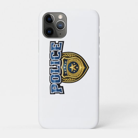 Coques Case-Mate iPhone Conception de texte gras Badge de police (Dos)