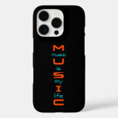 Coques Case-Mate iPhone Conception de texte sur la musique (Verso)