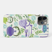 Coques Case-Mate iPhone Conception de théière verte japonaise (Dos (Horizontal))