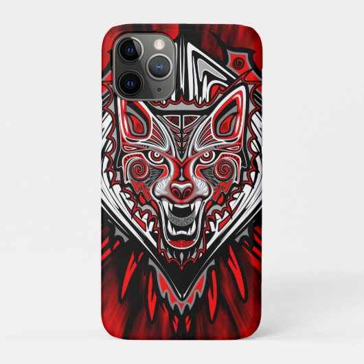 Coques Case-Mate iPhone Conception de totem tribal Haida Loup (Dos)