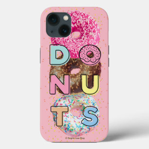 Case-Mate iPhone Case Conception de typographie de beignets sur fond de