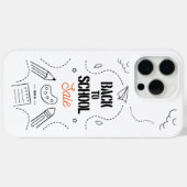 Coques Case-Mate iPhone Conception de typographie de rentrée scolaire (Verso (horizontal))