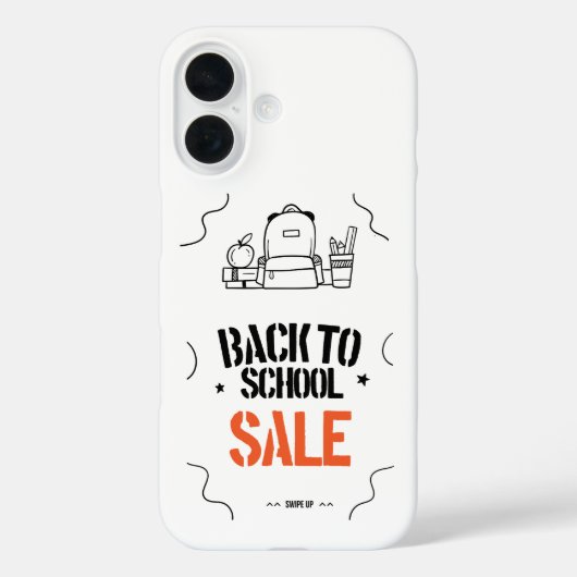 Coques Case-Mate iPhone Conception de typographie de rentrée scolaire (Verso)