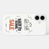 Coques Case-Mate iPhone Conception de typographie de rentrée scolaire (Verso (horizontal))