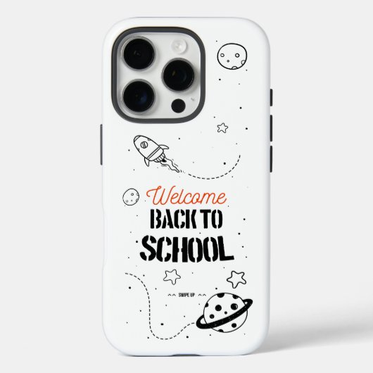Coques Case-Mate iPhone Conception de typographie de rentrée scolaire (Verso)
