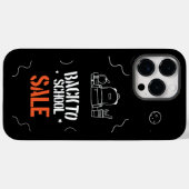 Coques Case-Mate iPhone Conception de typographie de rentrée scolaire (Verso (horizontal))