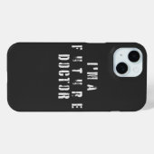 Coques Case-Mate iPhone Conception de typographie grunge pour futur docteu (Verso (horizontal))