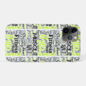 Coques Case-Mate iPhone Conception de typographie Motivation Fitness (Dos (Horizontal))