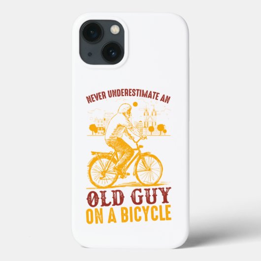 Coques Case-Mate iPhone Conception de vieux vélos | Vélo | Ne jamais sous- (Verso)