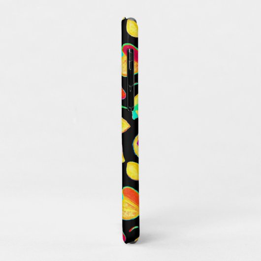 Coques Case-Mate iPhone Conception de vision de néon fruité (Dos/Gauche)