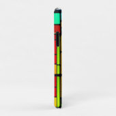 Coques Case-Mate iPhone Conception de vitrail avec chat (Dos/Droite)