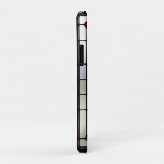 Coques Case-Mate iPhone Conception de vitrail avec chat (Dos/Droite)