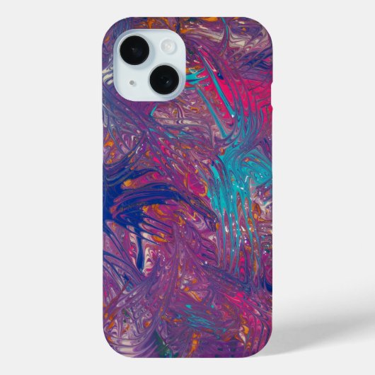 Coques Case-Mate iPhone Conception de vortex des couleurs (Verso)