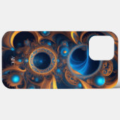 Coques Case-Mate iPhone Conception de voyage cosmique (Verso (horizontal))