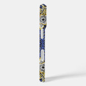 Coques Case-Mate iPhone Conception de William Morris Tulipe Saules Bleu et (Verso / Droite)