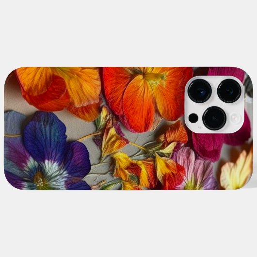 Coques Case-Mate iPhone Conception des fleurs (Verso (horizontal))