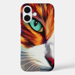 Coques iPhone 16 Conception des yeux de chat