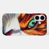 Coques Case-Mate iPhone Conception des yeux de chat (Verso (horizontal))