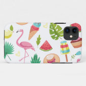 Coques Case-Mate iPhone Conception d'été tropicale (Dos (Horizontal))