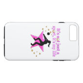 COQUES Case-Mate iPhone CONCEPTION D'ÉTOILES DE VOLLEYBALL ROSE (Dos (Horizontal))