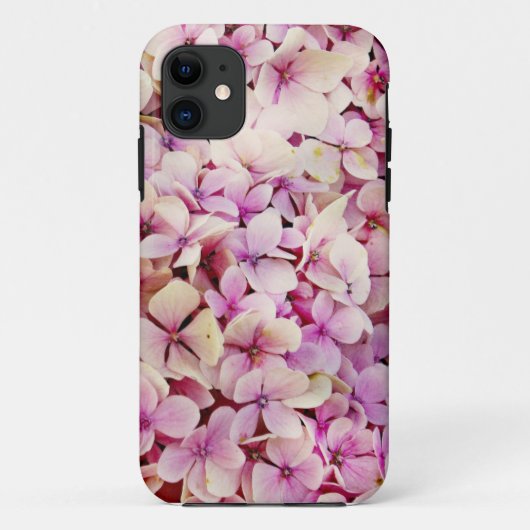 Coques Case-Mate iPhone Conception d'Hydrangées roses (Dos)