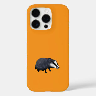 Coques iPhone 16 Pro Conception d'illustration de blaireau dessinée à l
